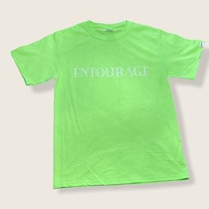 ENTOURAGE NEON GREEN - PRINT LOGO